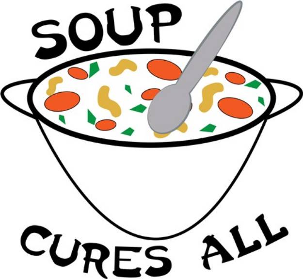 Picture of Soup Cures All SVG File