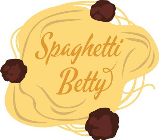 Picture of Sphagetti Betty SVG File