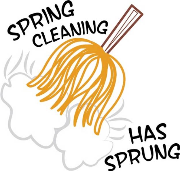 Picture of Spring Cleaning Time SVG File