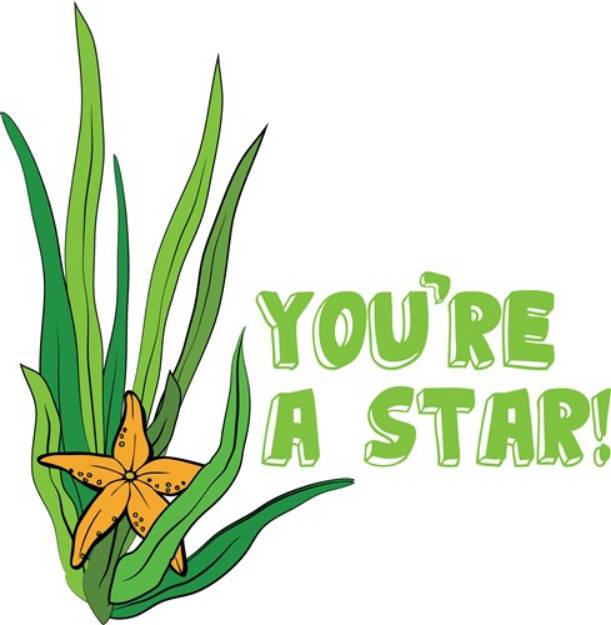 Picture of Youre A Star! SVG File
