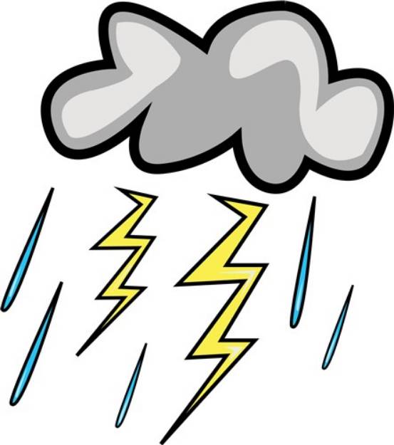 Picture of Thunder Storm SVG File