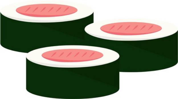 Picture of Something Fishy Sushi SVG File