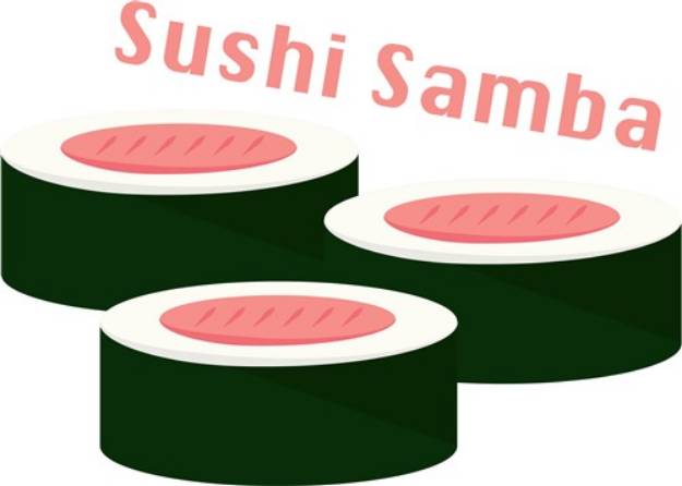 Picture of Sushi Samba SVG File