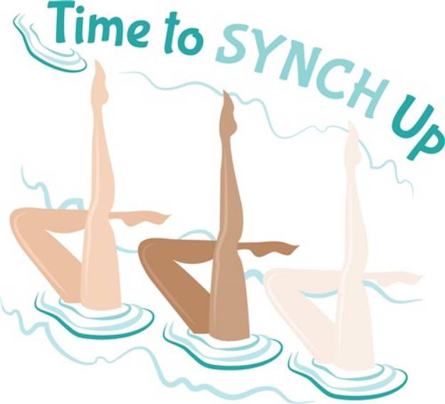 Picture of Sync Up Swimmers SVG File