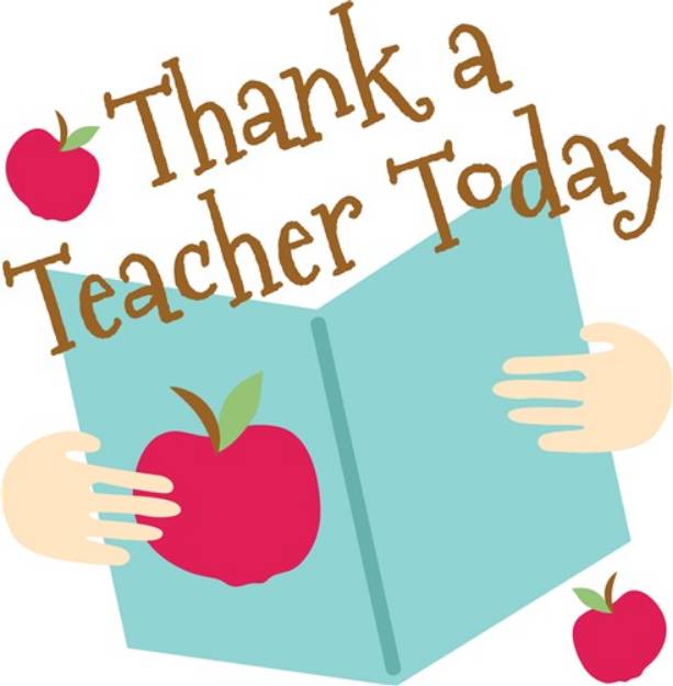 Picture of Thank A Teacher Today SVG File