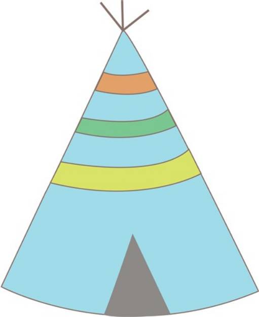 Picture of My Home Teepee SVG File