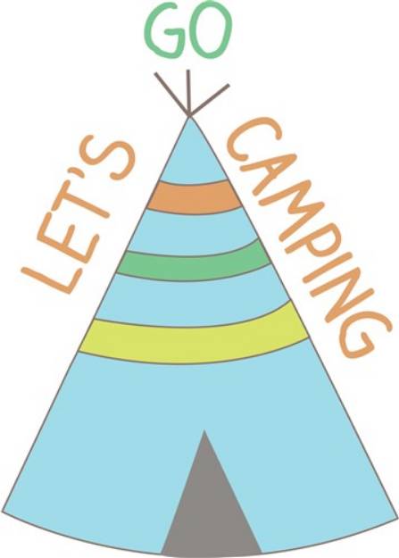 Picture of Lets Go Camping SVG File