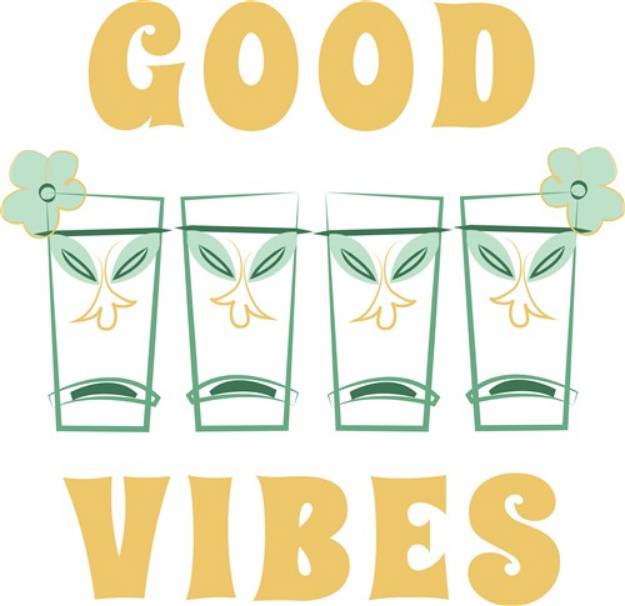 Picture of Good Vibes SVG File
