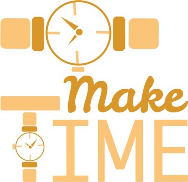 Picture of Make Time SVG File