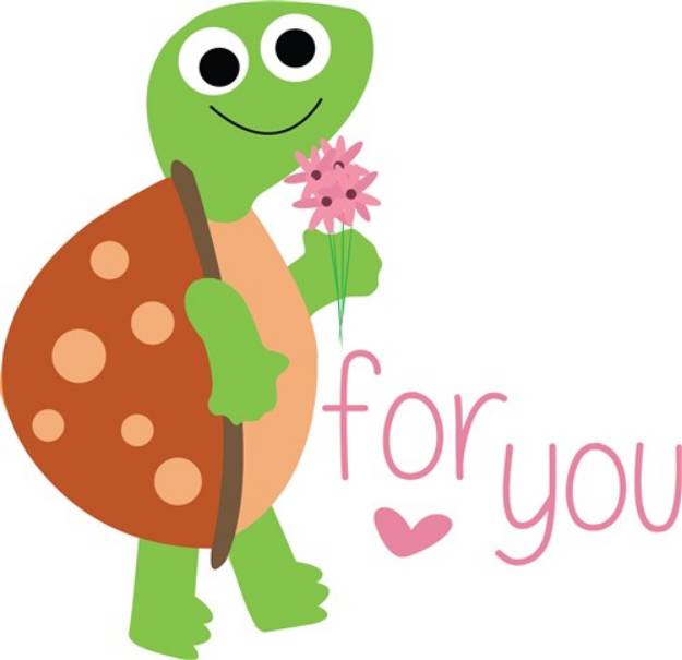 Picture of Sucker For You Turtle SVG File