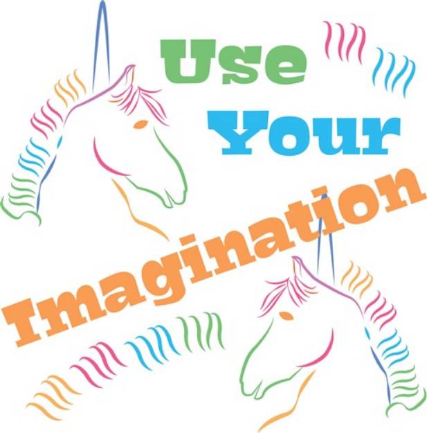 Picture of Use Your Imagination SVG File