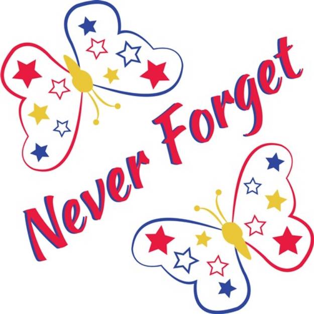Picture of Never Forget SVG File