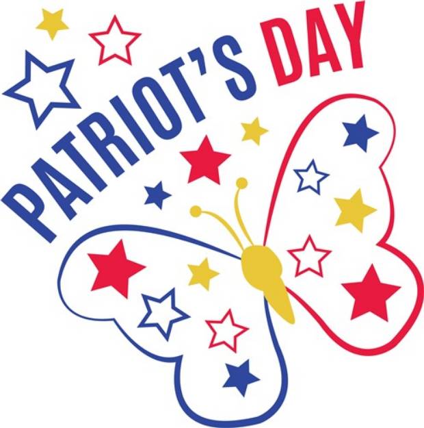 Picture of Patriots Day SVG File