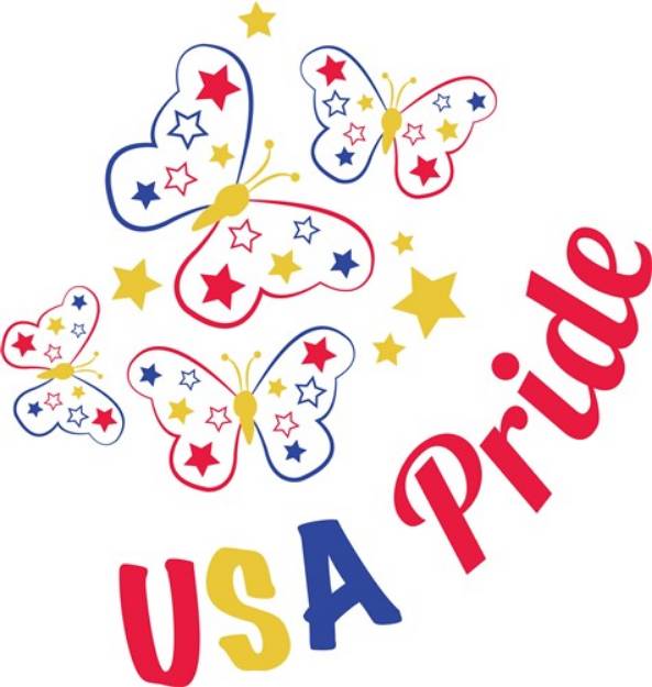 Picture of USA Pride SVG File