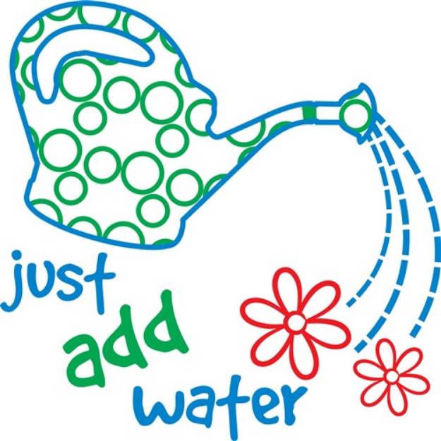 Picture of Just Add Water SVG File