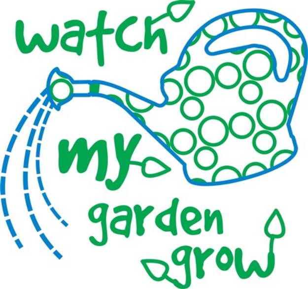 Picture of Watch My Garden Grow SVG File
