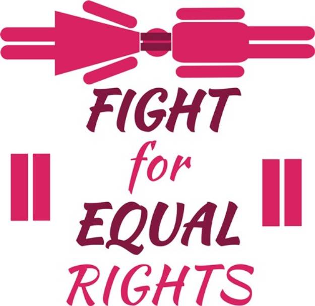 Picture of Fight For Equal Rights SVG File