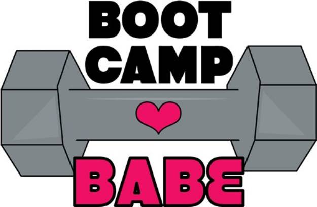 Picture of Boot Camp Babe SVG File