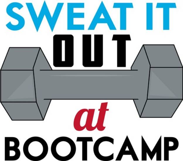 Picture of Sweat At Boot Camp SVG File