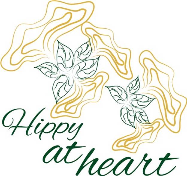 Picture of Hippy At Heart SVG File