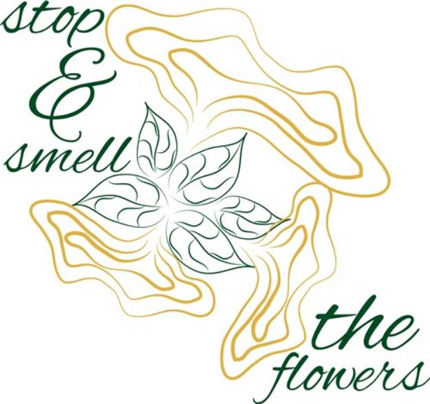Picture of Smell The Roses SVG File