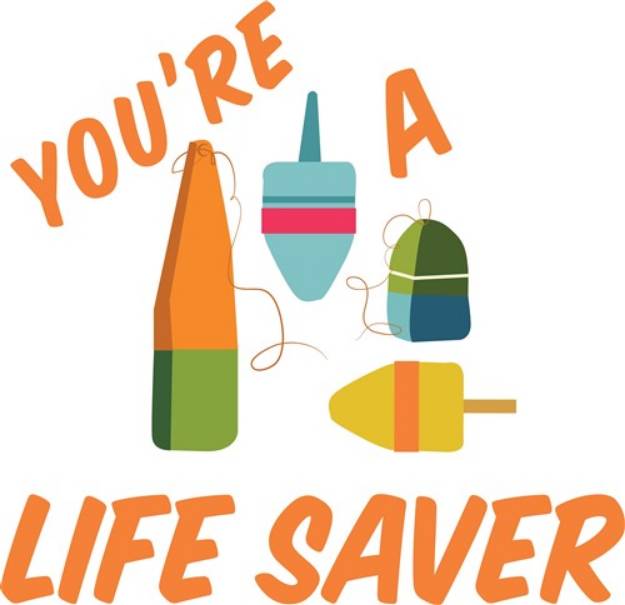 Picture of Youre A Life Saver SVG File