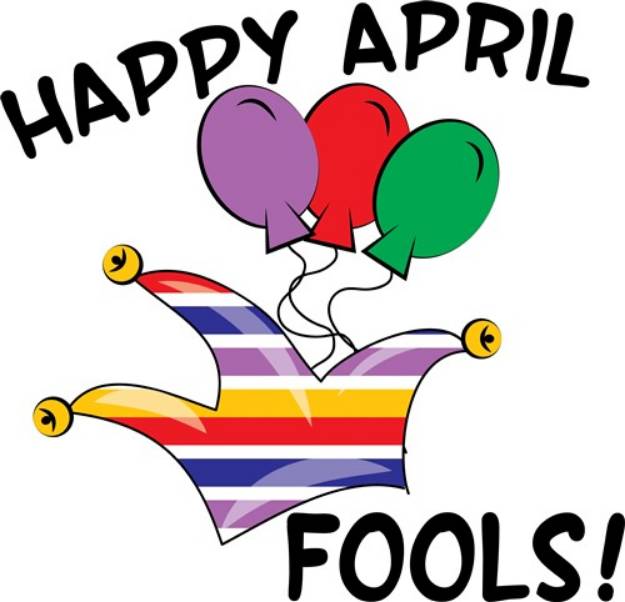 Picture of Happy April Fools! SVG File