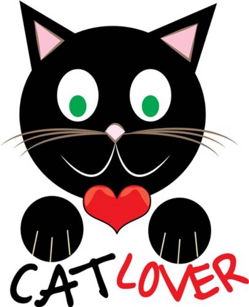 Picture of Cat Lovr SVG File