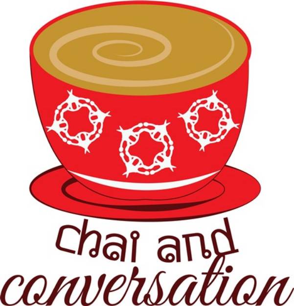Picture of Chai & Conversation SVG File