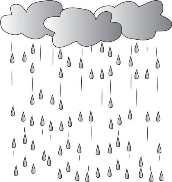 Picture of Rain Rain Come Again SVG File