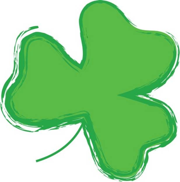 Picture of Lucky Charm Shamrock SVG File