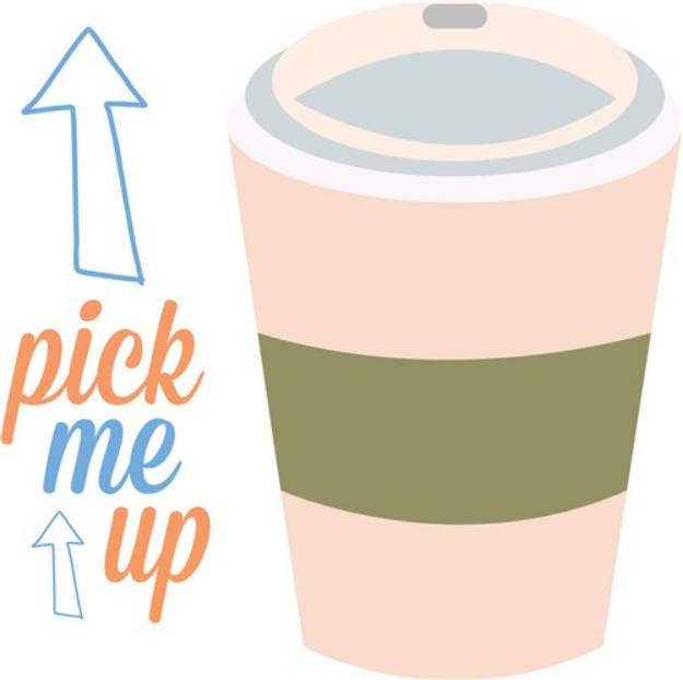 Picture of Pick Me Up Coffee SVG File