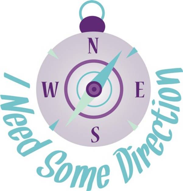 Picture of Need Direction Compass SVG File