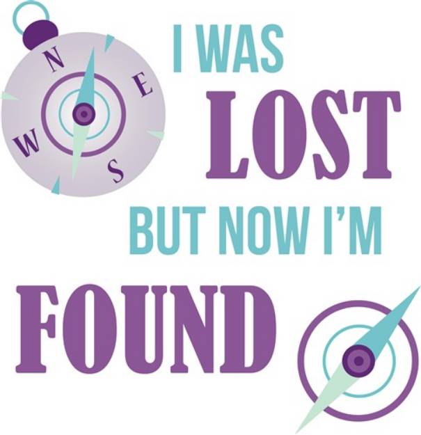Picture of Was Lost Now Found SVG File