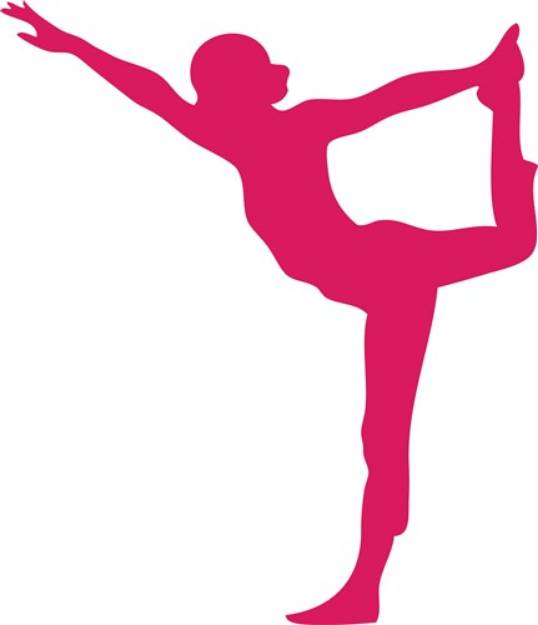 Picture of Peace Yoga Woman SVG File