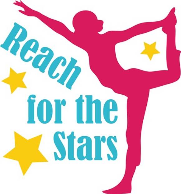 Picture of Reach For The Stars SVG File
