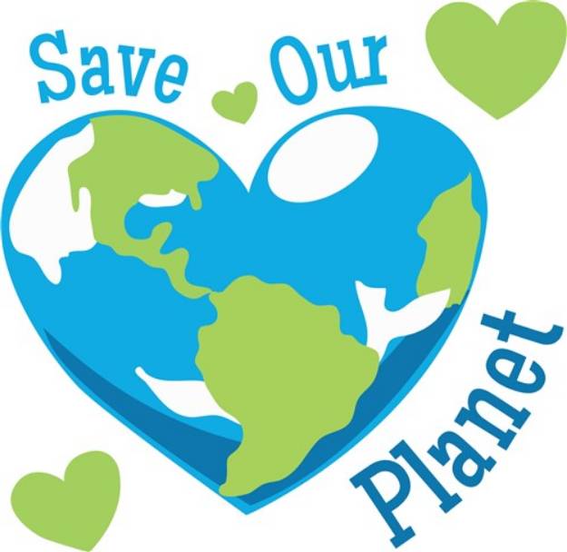 Picture of Save Our Planet SVG File