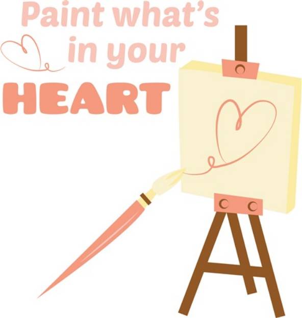 Picture of Paint Your Heart Out SVG File