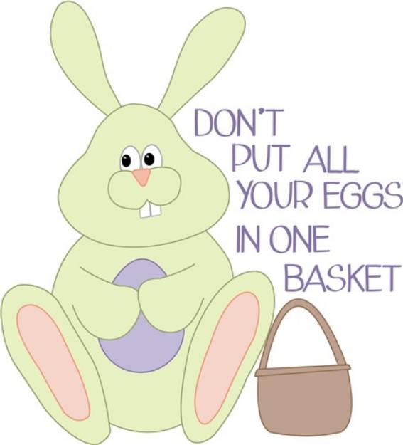 Picture of Eggs In A Basket SVG File