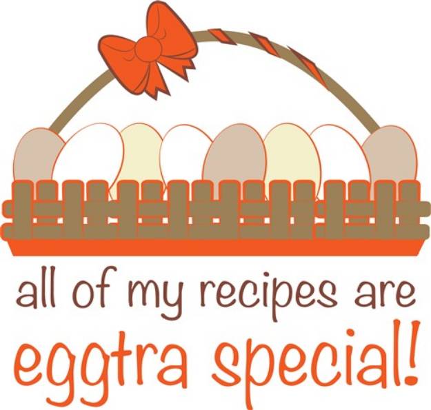 Picture of Eggstra Special Recipe SVG File