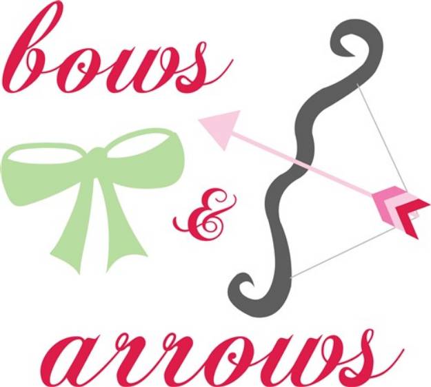 Picture of Bows & Arrows SVG File