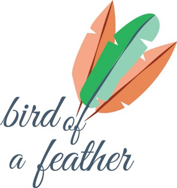 Picture of Birds Of A Feather SVG File
