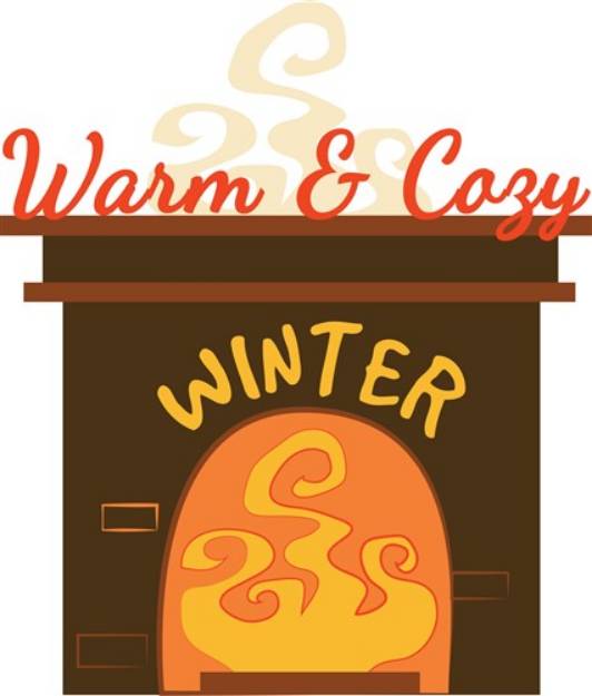 Picture of Warm & Cozy Fireplace SVG File