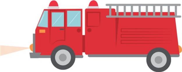 Picture of Firetruck SVG File