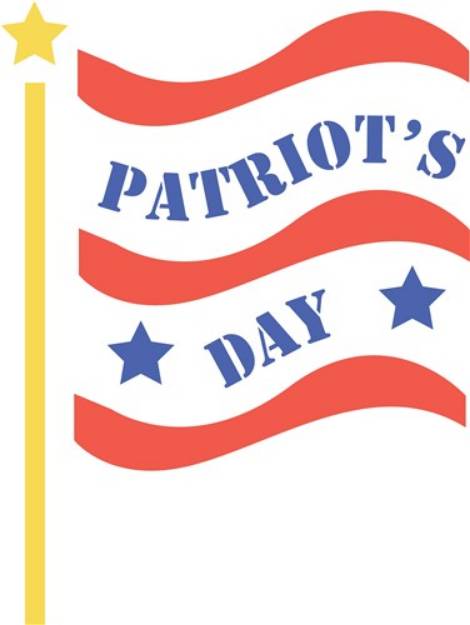 Picture of Patriots Day SVG File
