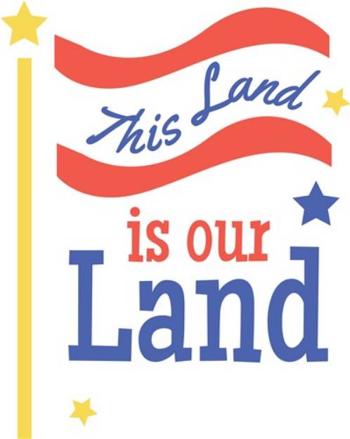 Picture of This Land Is Ours SVG File