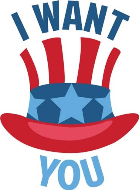 Picture of USA Top Hat SVG File
