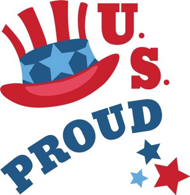 Picture of U. S. Proud SVG File