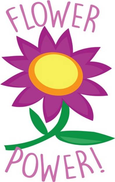 Picture of Flower Power! SVG File