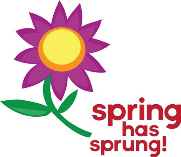 Picture of Spring Has Sprung! SVG File